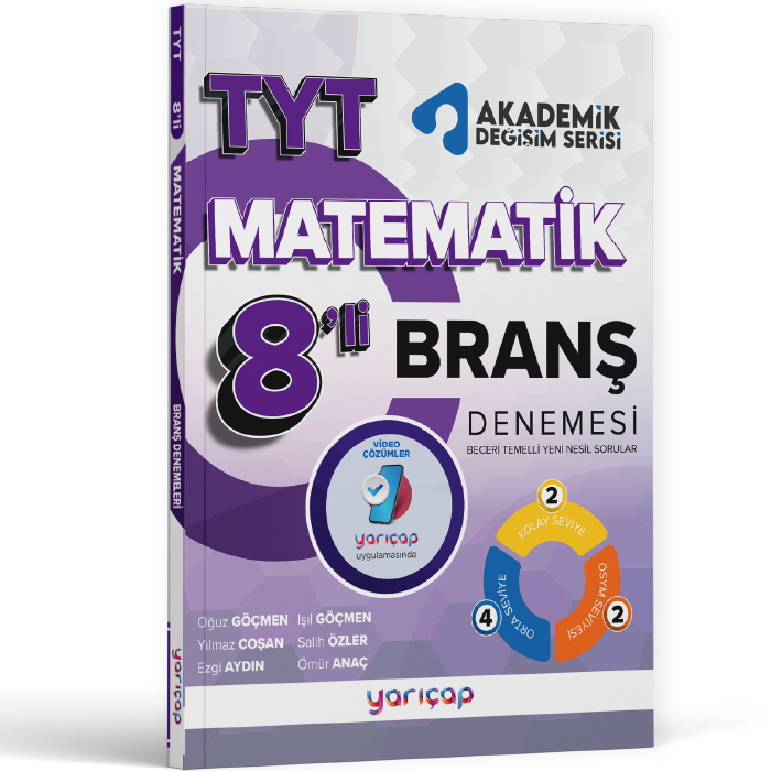 YARI ÇAP TYT MATEMATİK 8 Lİ DENEME - 2025